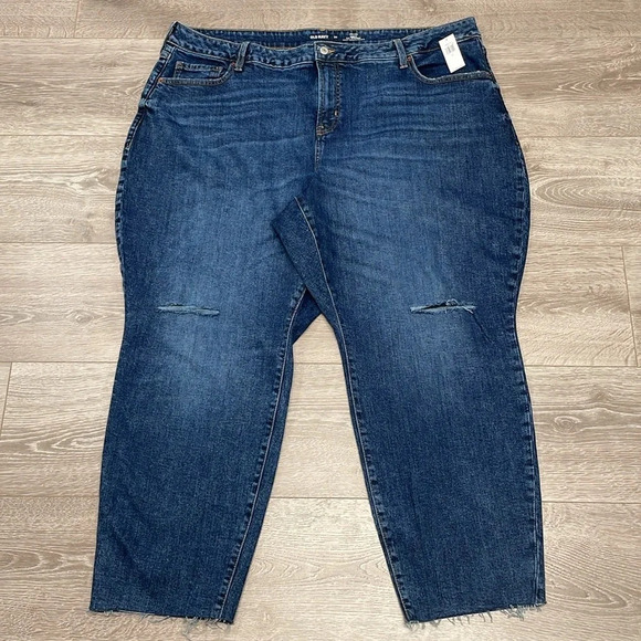 NWT Old Navy High Rise Curvy O.G. Straight Secret Smooth Pockets Jeans 24 - Picture 8 of 16